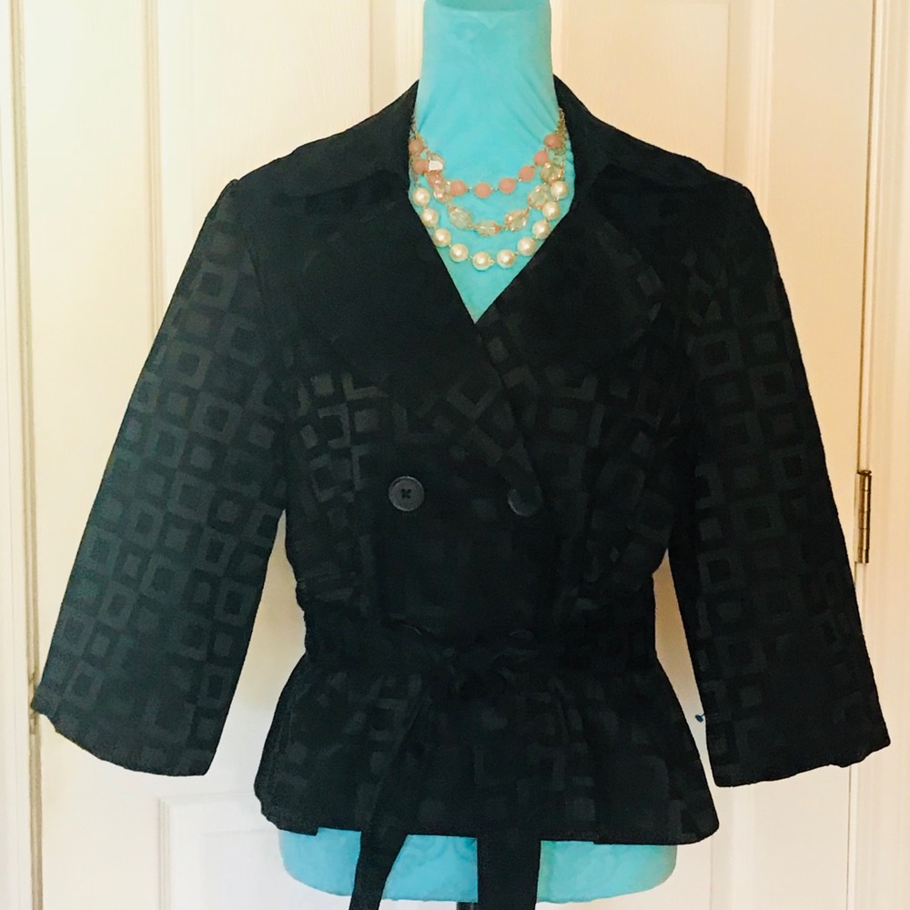 Elle cropped blazer: Bin A3